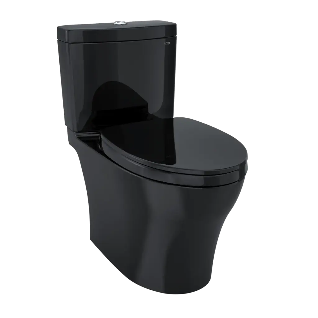 TOTO MS446124CEMN#51 Aquia IV Elongated Toilet Ebony