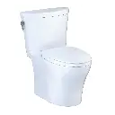 TOTO MS448124CEMFGN#01 Aquia IV Arc Two Piece Elongated Toilet Cotton