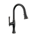 Brizo 63058LF-BLBNX Tulham Pull-Down Kitchen Faucet Matte Black Black Onyx