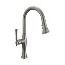 Brizo 63058LF-SL Tulham Pull-Down Kitchen Faucet Luxe Steel