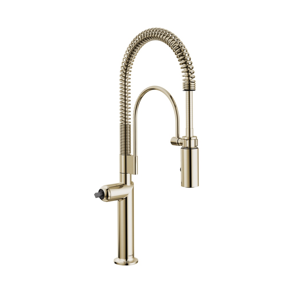Brizo 63375LF-PNLHP Odin Semi-Professional Kitchen Faucet Less Handle Polished Nickel