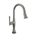 Brizo 64058LF-SL Tulham Smart Touch Pull-Down Kitchen Faucet Luxe Steel