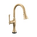 Brizo 64958LF-GLPG Tulham SmartTouch Pull-Down Prep Faucet Luxe Gold Polished Gold