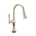 Brizo 64958LF-PN Tulham SmartTouch Pull-Down Prep Faucet Polished Nickel