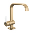 Brizo 65067LF-GLCL-ECO Allaria Single Handle Lavatory Faucet Brilliance Luxe Gold Clear