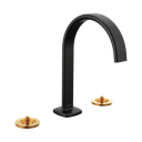 Brizo 65367LF-BLLHP-ECO Allaria Widespread Lavatory Faucet Less Handles Matte Black