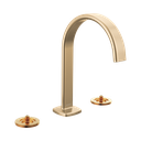 Brizo 65367LF-GLLHP-ECO Allaria Widespread Lavatory Faucet Less Handles Brilliance Luxe Gold