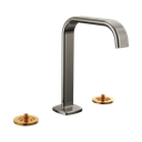 Brizo 65368LF-BNXLHP-ECO Allaria Widespread Lavatory Faucet Less Handles Brilliance Black Onyx