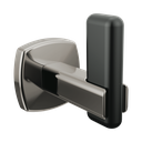 Brizo 693467-BNXBL Allaria Robe Hook With Notch Matte Black Brilliance Black Onyx