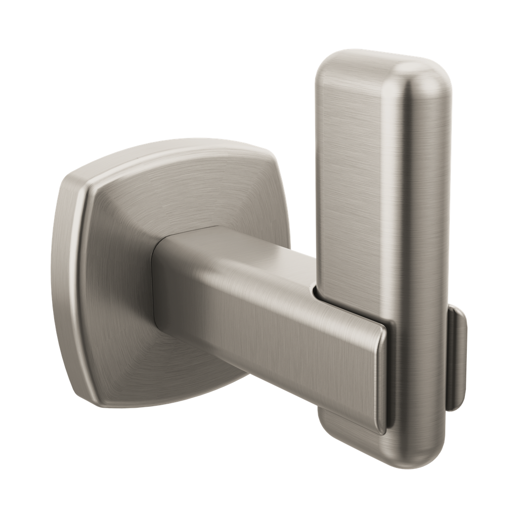 Brizo 693467-NK Allaria Robe Hook With Notch Brilliance Luxe Nickel