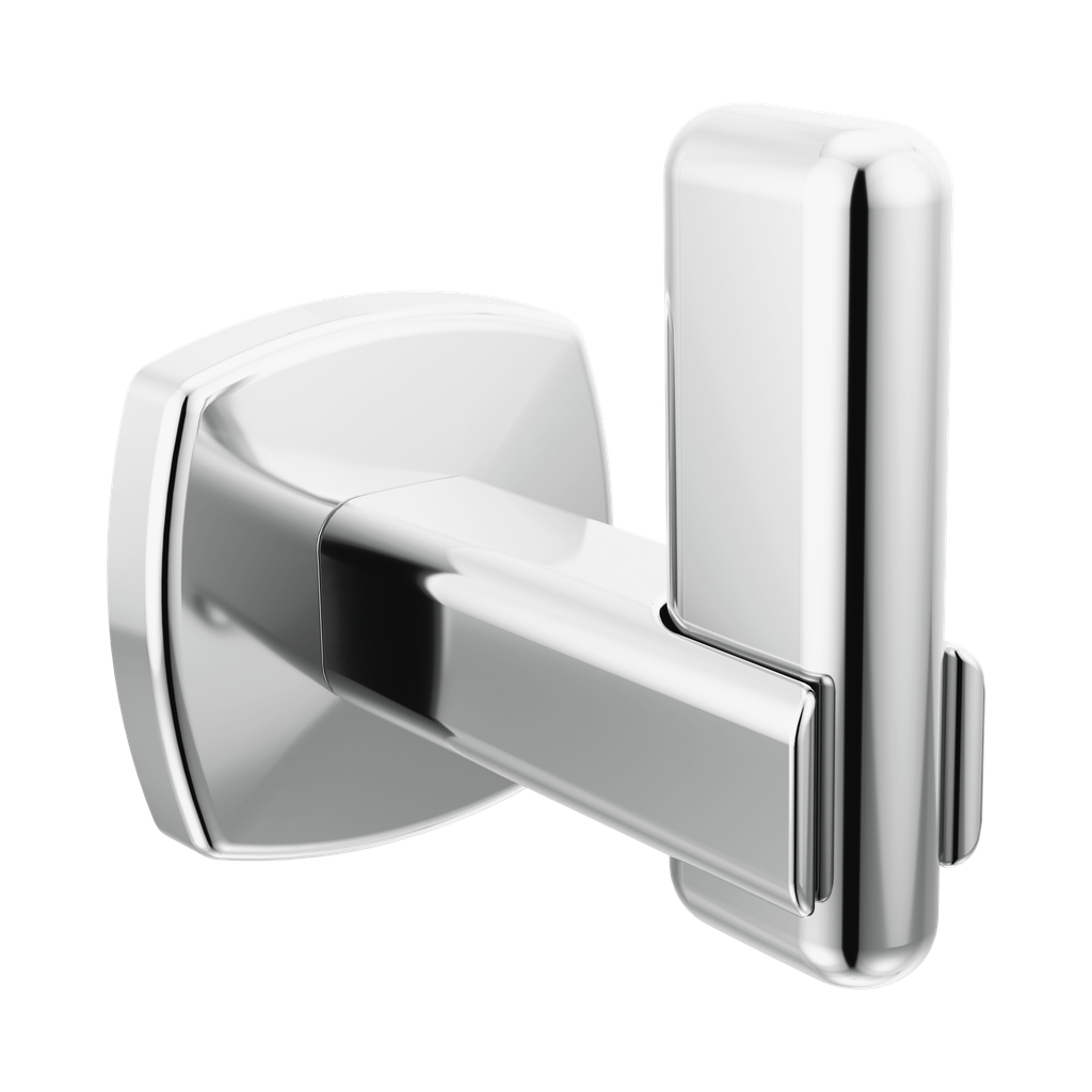 Brizo 693467-PC Allaria Robe Hook With Notch Polished Chrome