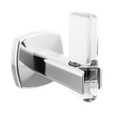 Brizo 693467-PCCL Allaria Robe Hook With Notch Polished Chrome Clear