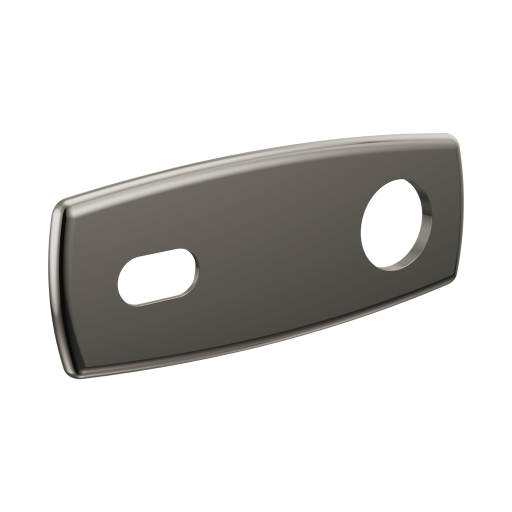 Brizo 696767-BNX Allaria Wall Plate Lavatory Escutcheon Brilliance Black Onyx