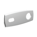 Brizo 696767-PC Allaria Wall Plate Lavatory Escutcheon Polished Chrome