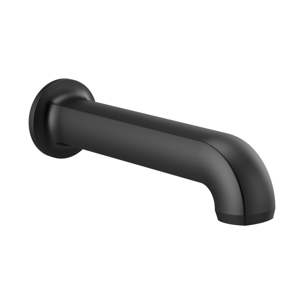 Brizo 73606-BL Essential Shower Series Non-Diverter Tub Spout Matte Black