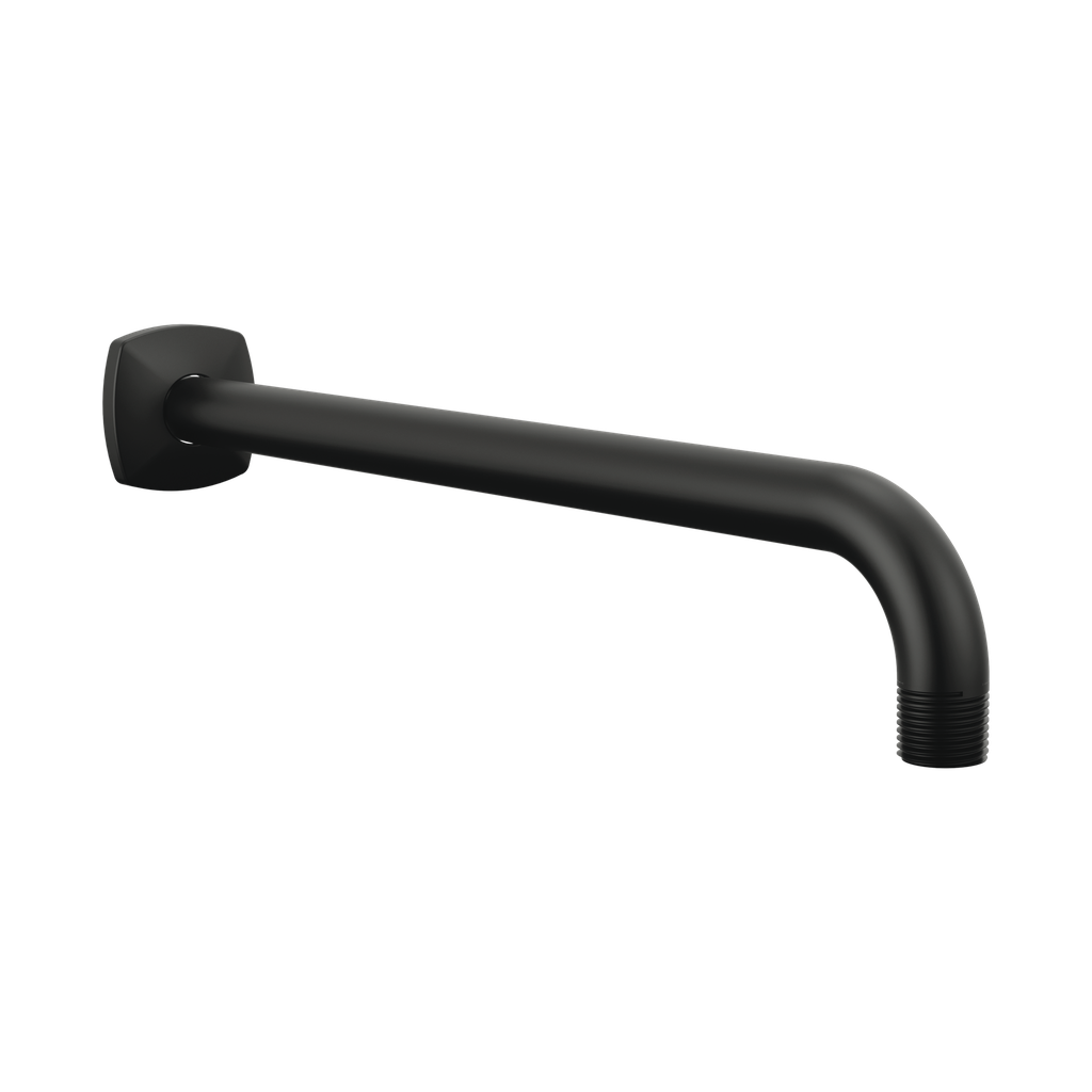 Brizo 83867-BL Allaria 13" Wall Mount Shower Arm and Flange Matte Black