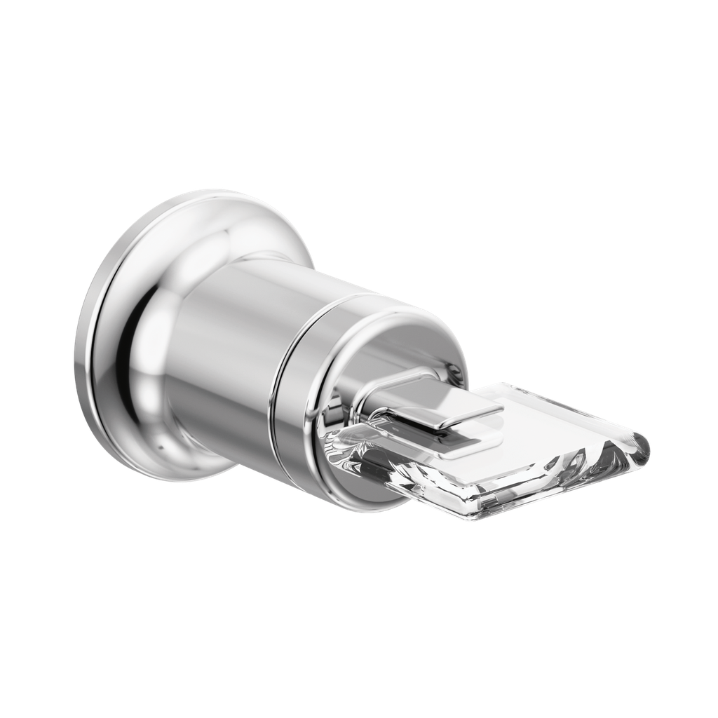 Brizo HK5867-PCCL Allaria Lavatory Faucet Knob Handle Kit Polished Chrome Clear