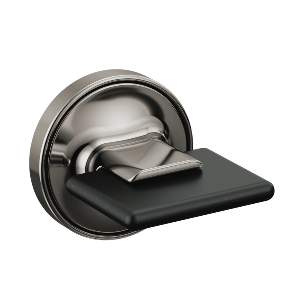 Brizo HK70469-BNXBL Allaria Two Handle Wall Mount Tub Filler Knob Handle Kit Matte Black Brilliance Black Onyx