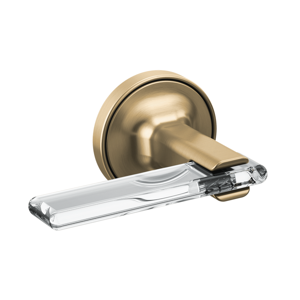 Brizo HL70468-GLCL Allaria Wall Mount Tub Filler Lever Handle Kit Brilliance Luxe Gold Clear