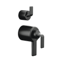 Brizo HL7567-BL Allaria Thermostatic Valve Trim Twist Lever Handle Kit Matte Black