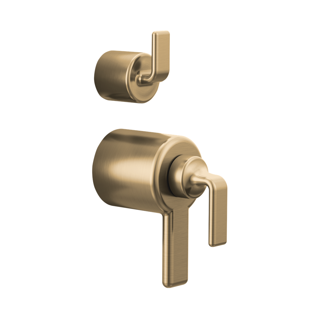 Brizo HL7567-GL Allaria Thermostatic Valve Trim Twist Lever Handle Kit Brilliance Luxe Gold