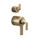 Brizo HL7567-GL Allaria Thermostatic Valve Trim Twist Lever Handle Kit Brilliance Luxe Gold