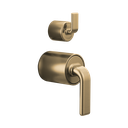 Brizo HL75P67-GL Allaria Pressure Balance Valve with Integrated Diverter Trim Lever Kit Brilliance Luxe Gold