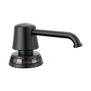 Brizo RP101658BLBNX Tulham Soap Lotion Dispenser Matte Black Brilliance Black Onyx