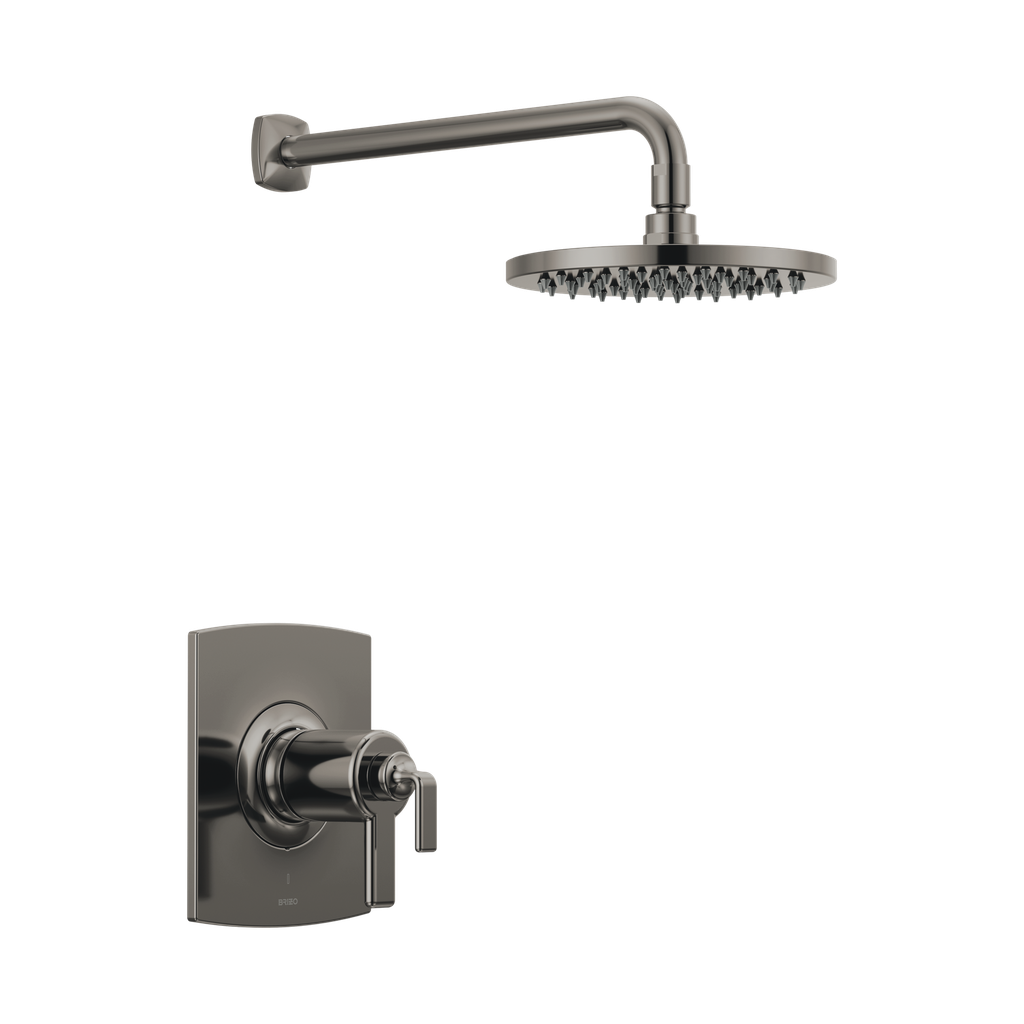 Brizo T60267-BNXLHP Allaria Thermostatic Shower Only Trim Less Handles Brilliance Black Onyx