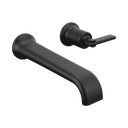 Brizo T65767LF-BLLHP-ECO Allaria Wall Mount Lavatory Faucet Less Handle Matte Black