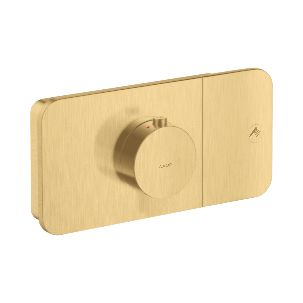 Hansgrohe 45711251 Axor One Thermostatic Module Trim Brushed Gold Optic