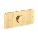 Hansgrohe 45713251 Axor One Thermostatic Module Trim For 3 Functions Brushed Gold Optic