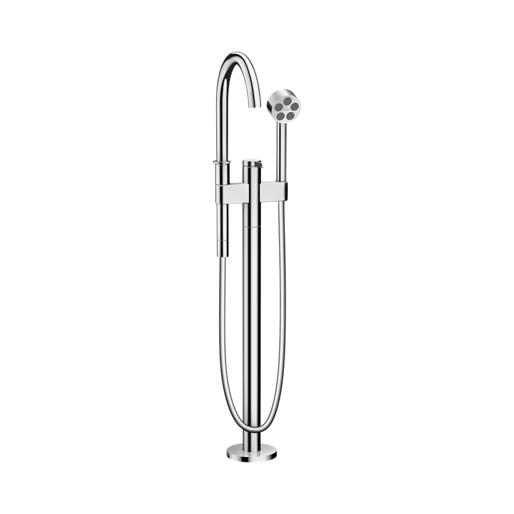 Hansgrohe 48441001 Axor One Freestanding Tub Filler Trim With Handshower Chrome