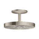 Hansgrohe 48483821 Axor One Showerhead 280 2-Jet With Ceiling Mount Trim Brushed Nickel
