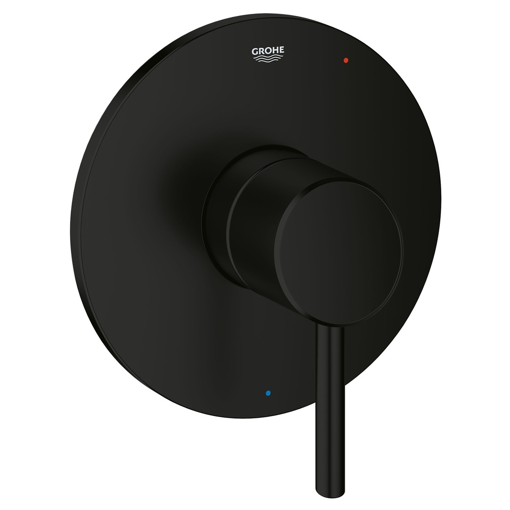 Grohe 144682431 Concetto Pressure Balance Valve Trim with Cartridge Matte Black