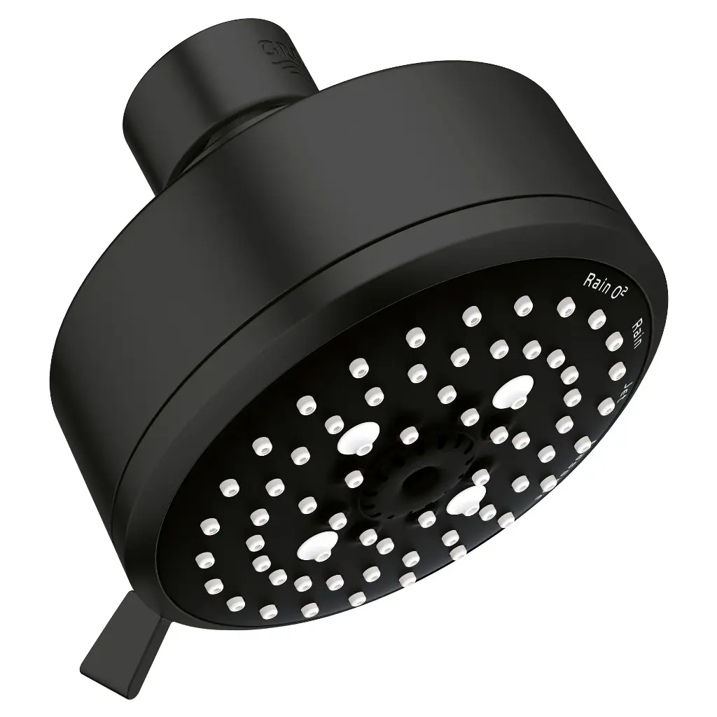 Grohe 260432431 Tempesta Cosmopolitan 100 Shower Head 4 Sprays Matte Black