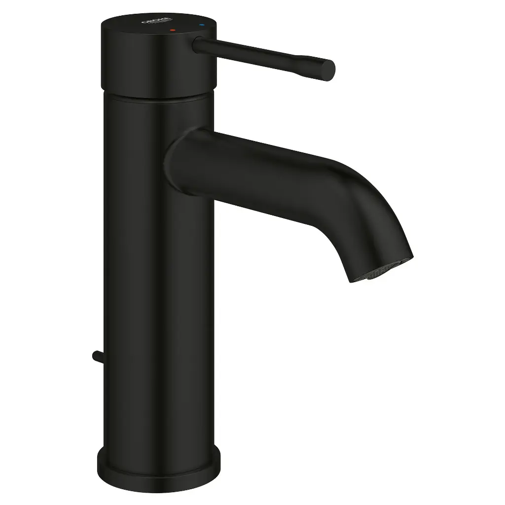 Grohe 235922431 Essence Single Handle S-Size Bathroom Faucet Matte Black