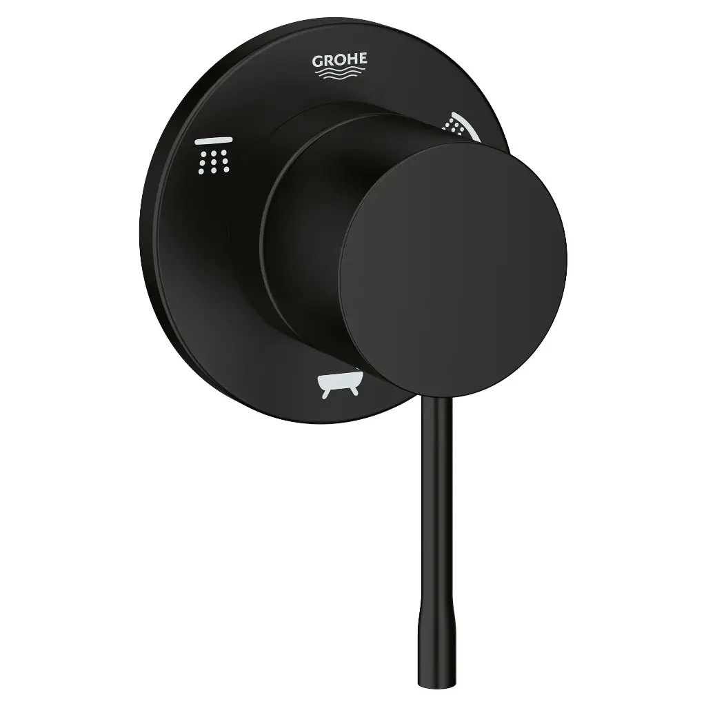 Grohe 292032431 Essence New 3-Way Diverter Trim Matte Black