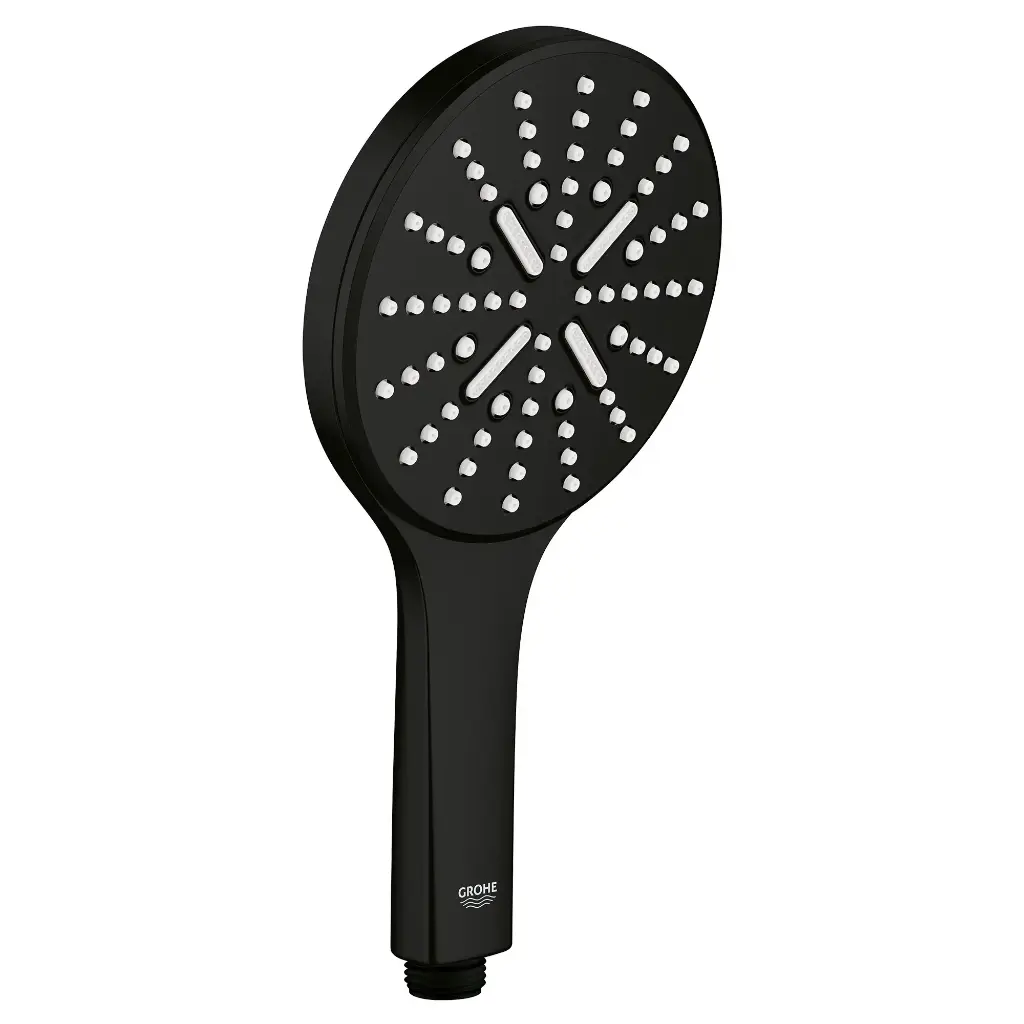 Grohe 265452430 Rainshower Smartactive Round Hand Shower Matte Black