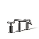 Kohler 14410-3-TT Purist Widespread Bathroom Sink Faucet Vibrant Titanium