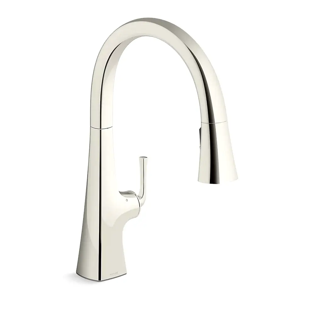 Kohler 22068-WB-SN Graze Touchless Pull-Down Kitchen Sink Faucet Vibrant Polished Nickel
