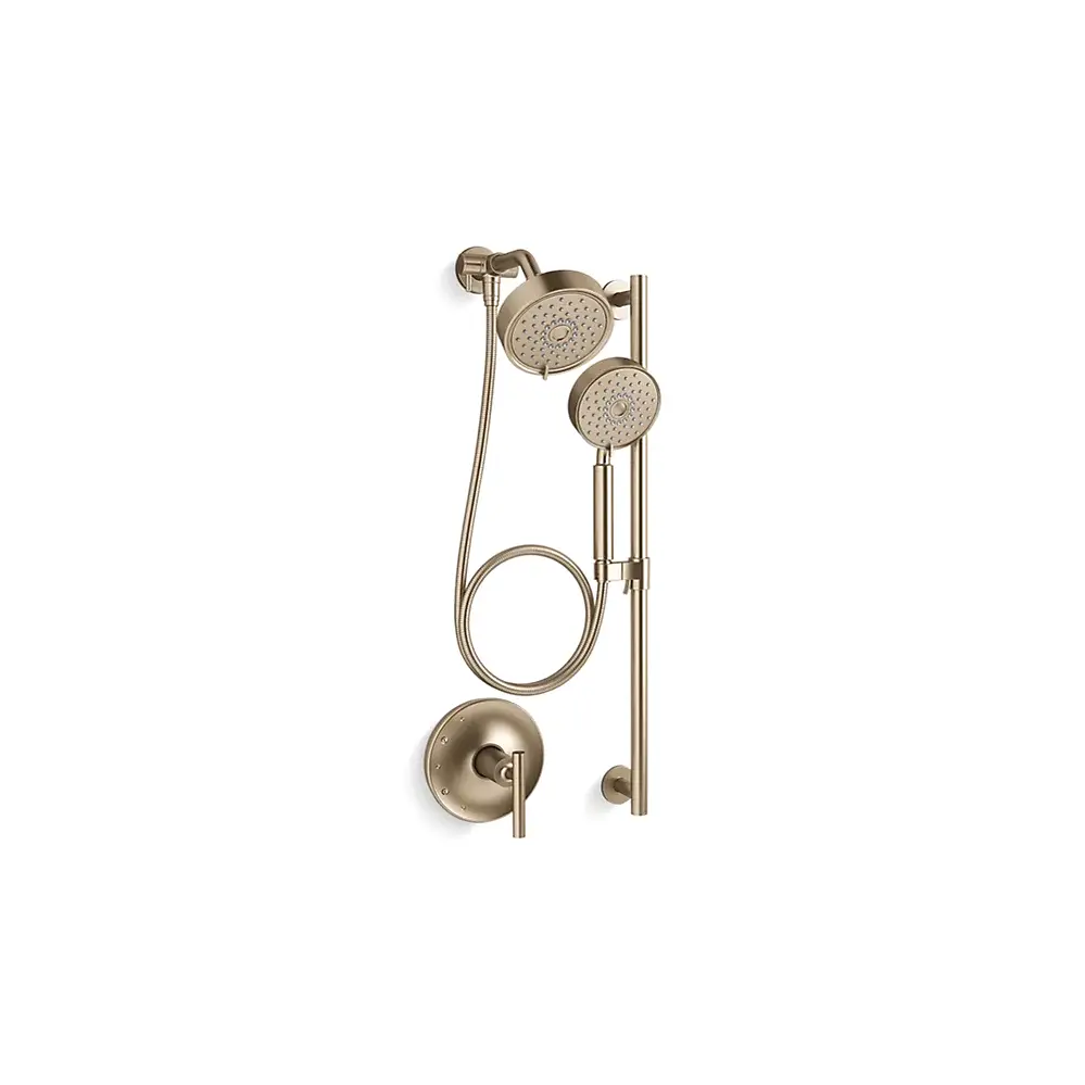 Kohler 22181-G-BV Purist Essentials Showering Kit 1.75 GPM Vibrant Brushed Bronze