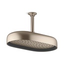 Kohler 26294-BV Statement Oblong 14" Single Function Rainhead Vibrant Brushed Bronze