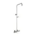 Kohler 27031-9-BN Occasion Two Way Exposed Thermostatic Valve Shower Column Vibrant Brushed Nickel
