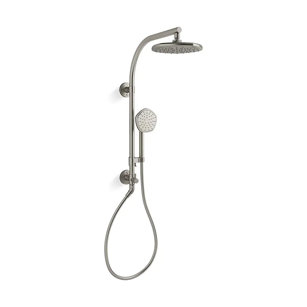 Kohler 27118-G-BN Occasion Hydrorail-R Set Shower Column Kit Vibrant Brushed Nickel
