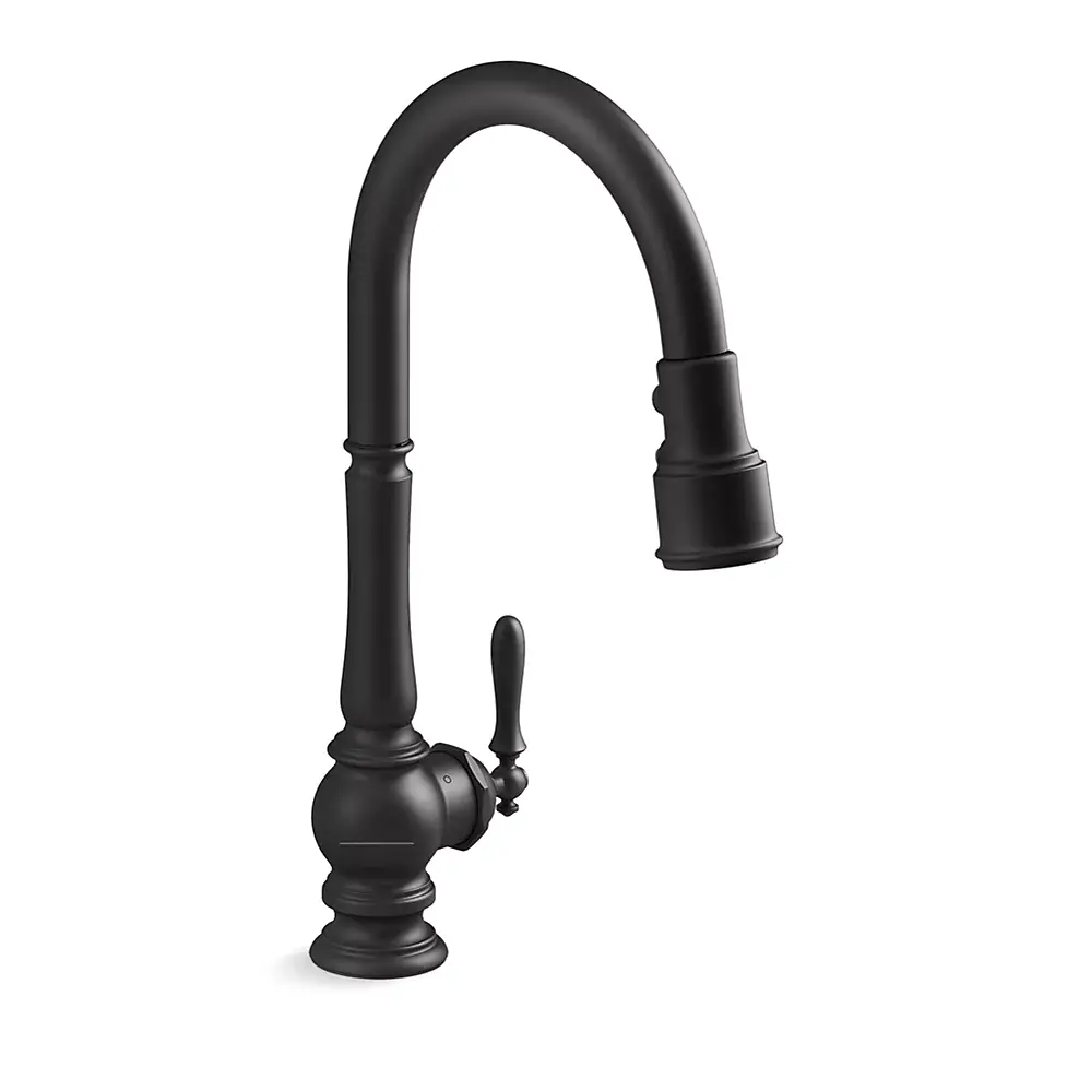 Kohler 29709-BL Artifacts Touchless Pull Down Kitchen Sink Faucet Matte Black