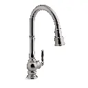 Kohler 29709-TT Artifacts Touchless Pull Down Kitchen Sink Faucet Vibrant Titanium