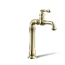 Kohler 72763-9M-AF Artifacts Gentlemens Single Handle Bathroom Faucet Vibrant French Gold