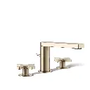 Kohler 73060-3-BV Composed Widespread Lavatory Faucet Vibrant Brushed Bronze