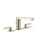 Kohler 73060-4-BV Composed Widespread Faucet Lever Handles Vibrant Brushed Bronze